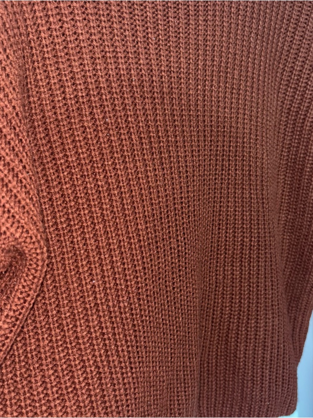 Forever 21 Cropped Crewneck Sweater in Rust - Picture 5 of 5